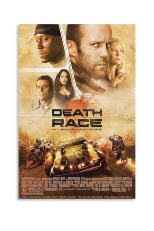 Room Aesthetic Poster Classic Movie Death Race Movie Posters Cool Artwork Wall Art Home Decor Gift Ideas Poster Decorative Painting Canvas Wall Art Living Room Posters Bedroom...