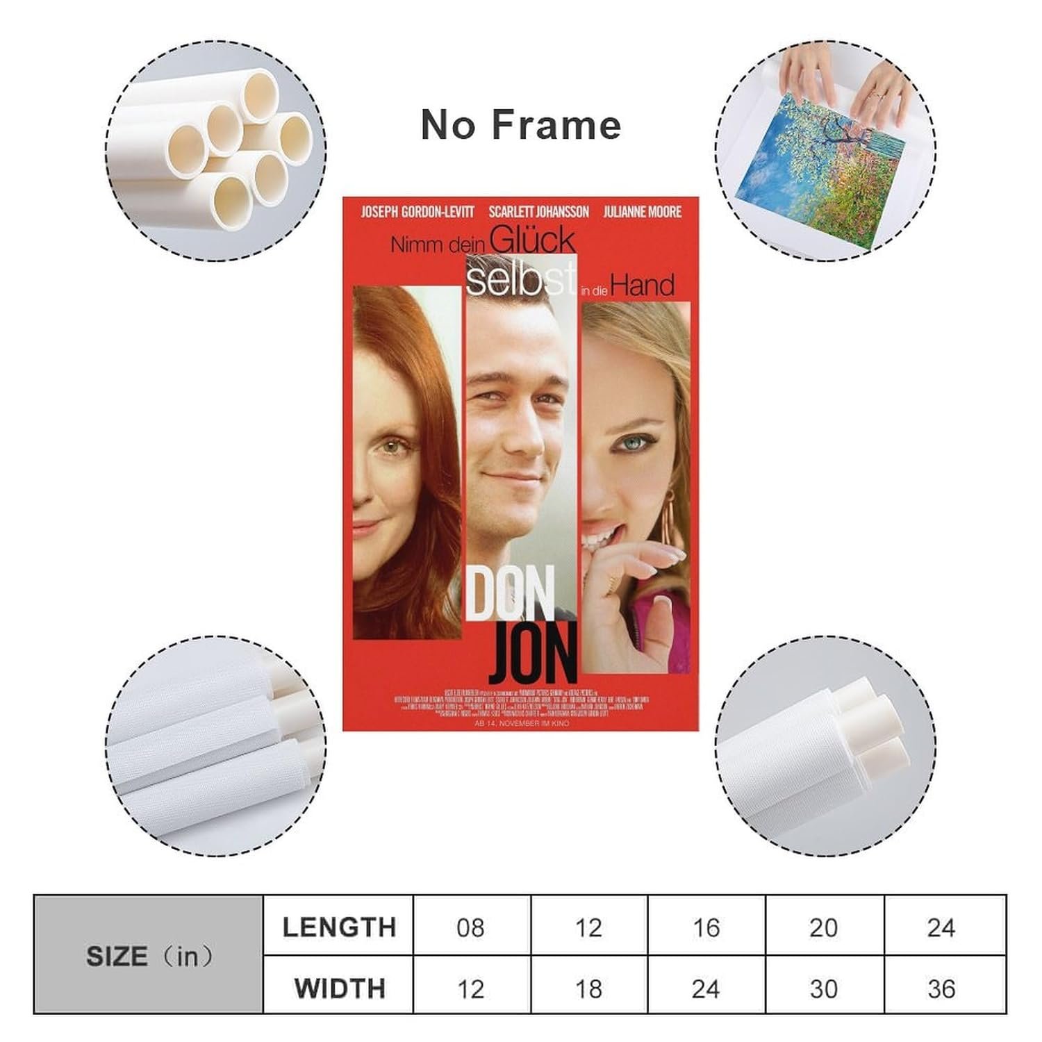 Room Aesthetic Poster Classic Movie Don Jon Movie Posters Cool Artwork Wall Art Home Decor Gift Ideas Poster Decorative Painting Canvas Wall Art Living Room Posters Bedroom...