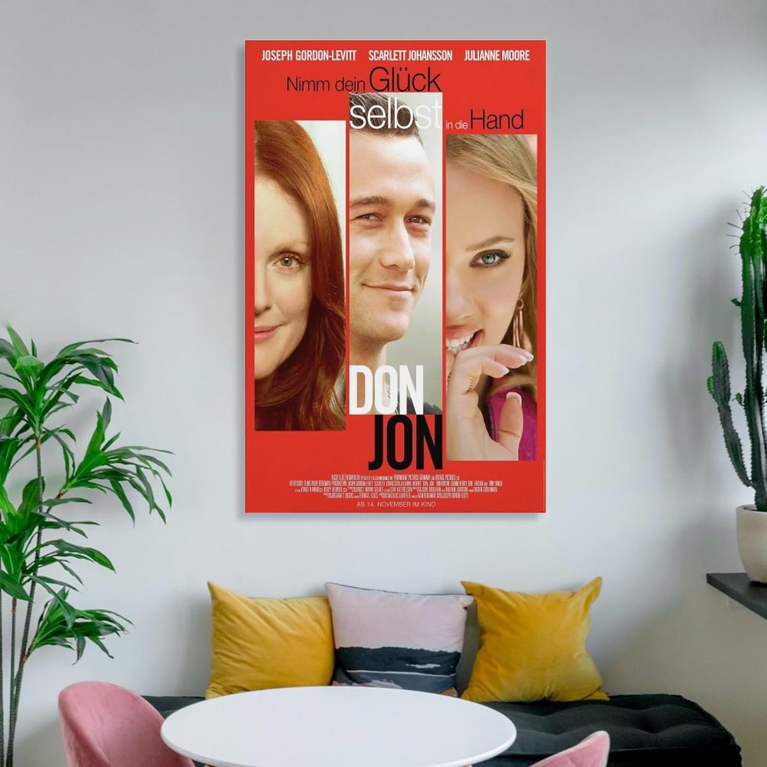 Room Aesthetic Poster Classic Movie Don Jon Movie Posters Cool Artwork Wall Art Home Decor Gift Ideas Poster Decorative Painting Canvas Wall Art Living Room Posters Bedroom...