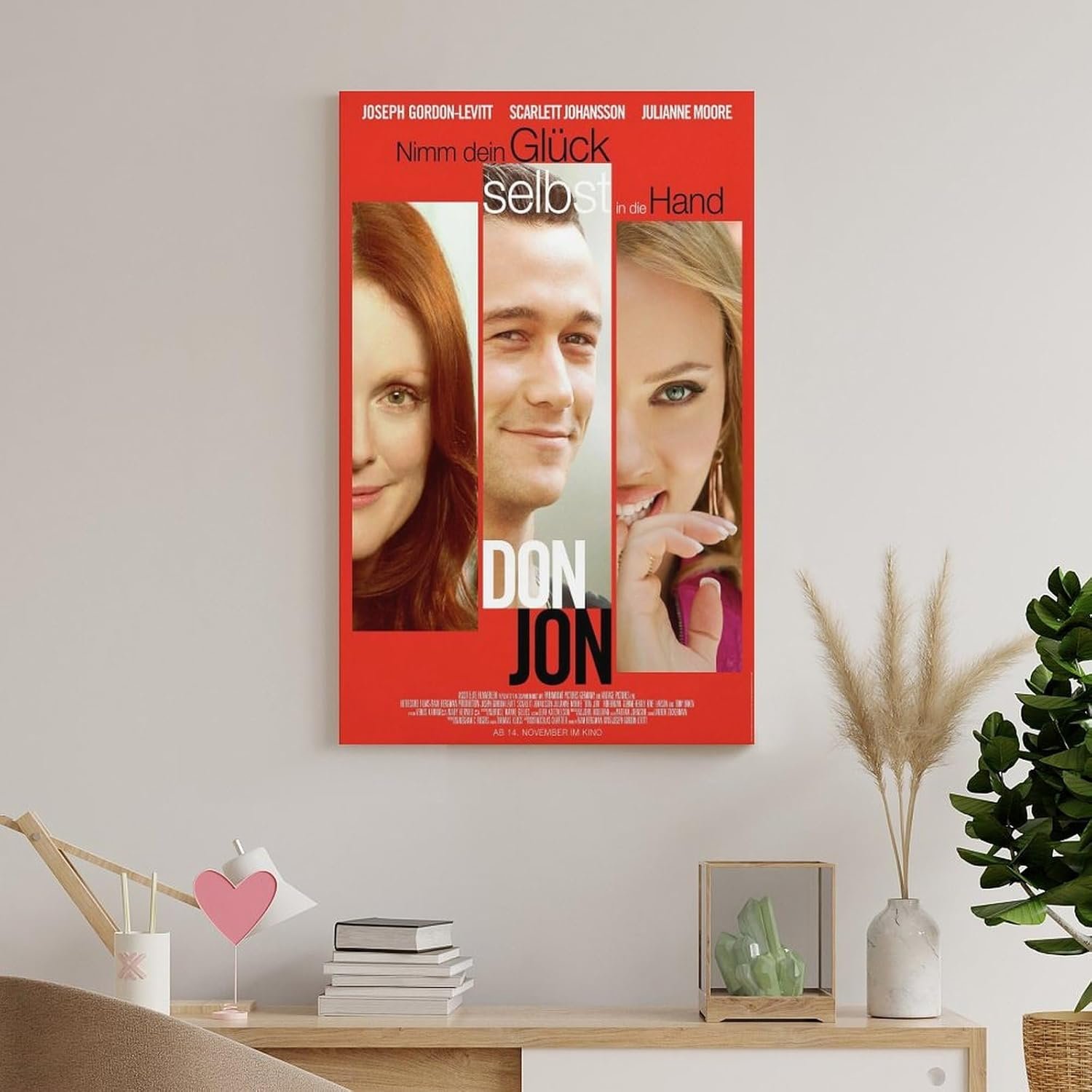 Room Aesthetic Poster Classic Movie Don Jon Movie Posters Cool Artwork Wall Art Home Decor Gift Ideas Poster Decorative Painting Canvas Wall Art Living Room Posters Bedroom...