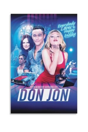 Room Aesthetic Poster Classic Movie Don Jon Movie Posters Cool Artwork Wall Art Home Decor Gift Ideas Canvas Art Poster And Wall Art Picture Print Modern Family Bedroom Decor...