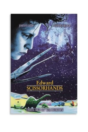 Room Aesthetic Poster Classic Movie Edward Scissorhands Movie Posters Cool Artwork Wall Art Home Decor Gift Ideas Prints Canvas Art Poster And Wall Art Picture Print Modern...