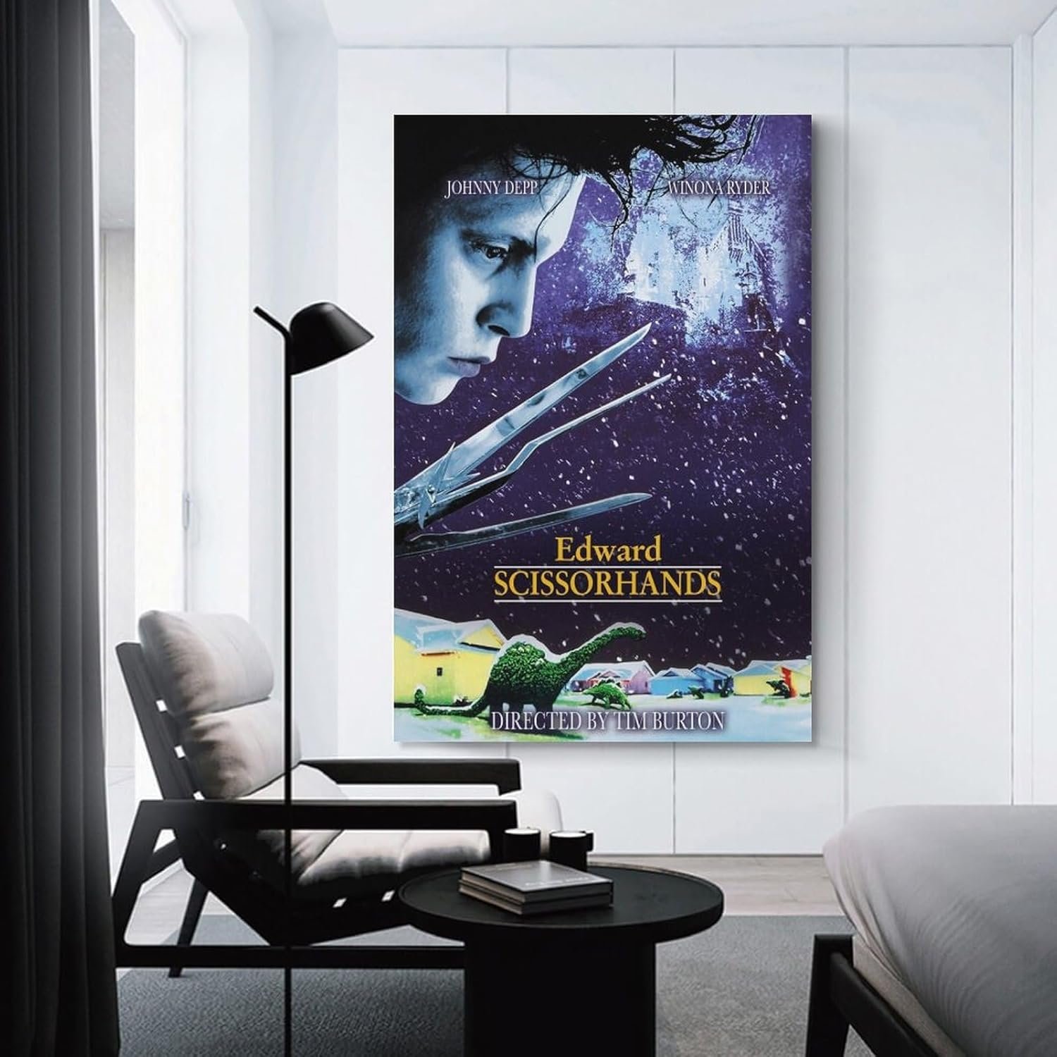 Room Aesthetic Poster Classic Movie Edward Scissorhands Movie Posters Cool Artwork Wall Art Home Decor Gift Ideas Prints Canvas Art Poster And Wall Art Picture Print Modern...