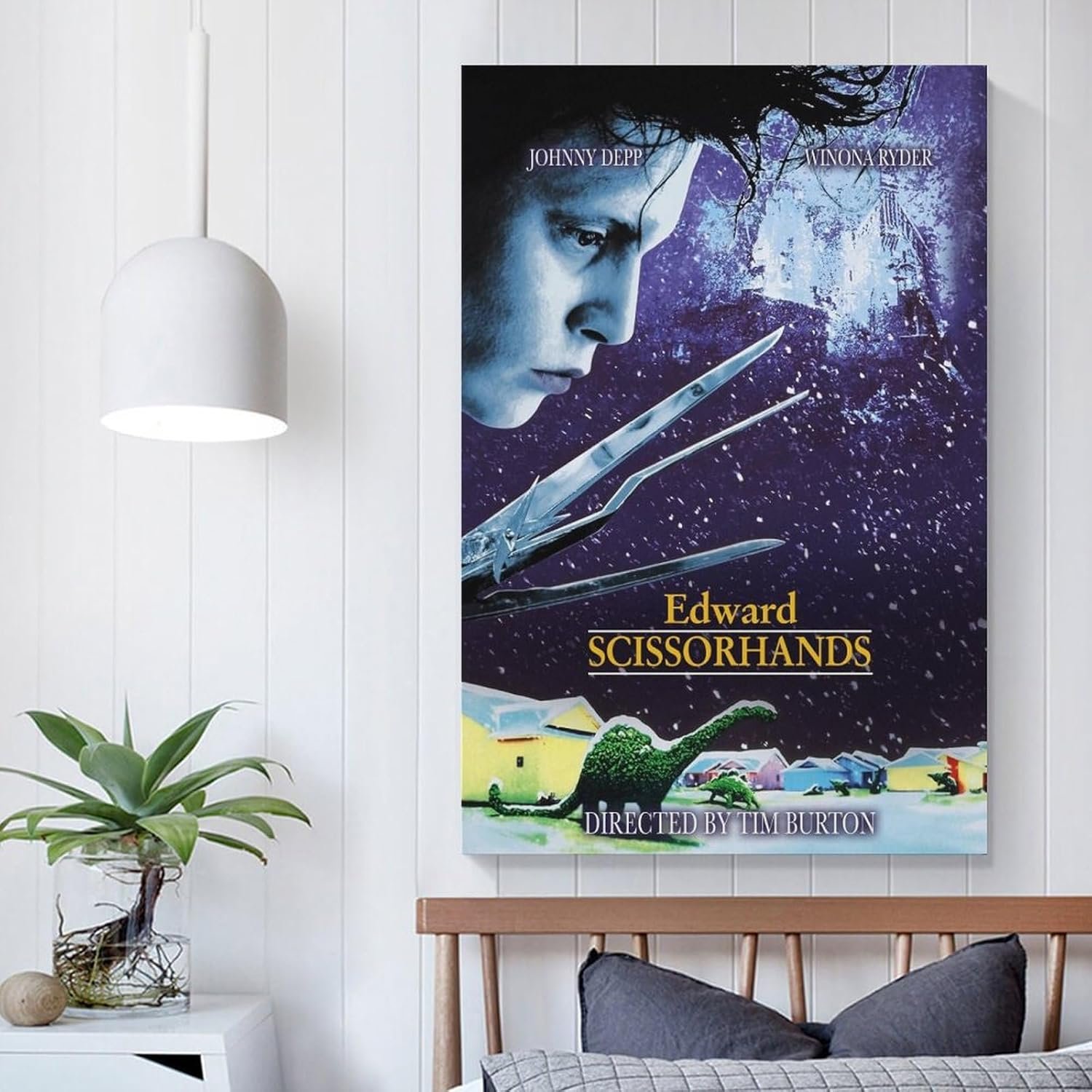 Room Aesthetic Poster Classic Movie Edward Scissorhands Movie Posters Cool Artwork Wall Art Home Decor Gift Ideas Prints Canvas Art Poster And Wall Art Picture Print Modern...