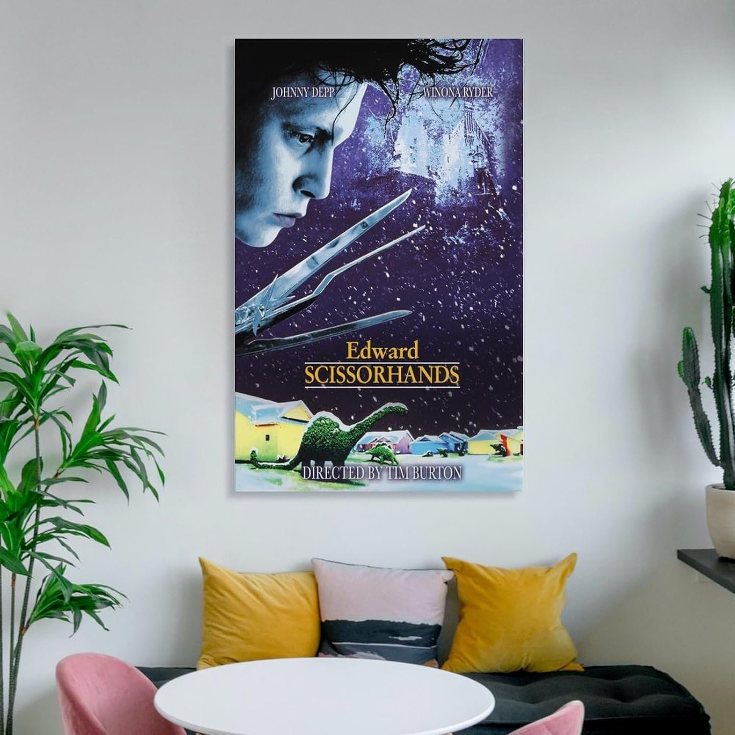 Room Aesthetic Poster Classic Movie Edward Scissorhands Movie Posters Cool Artwork Wall Art Home Decor Gift Ideas Prints Canvas Art Poster And Wall Art Picture Print Modern...