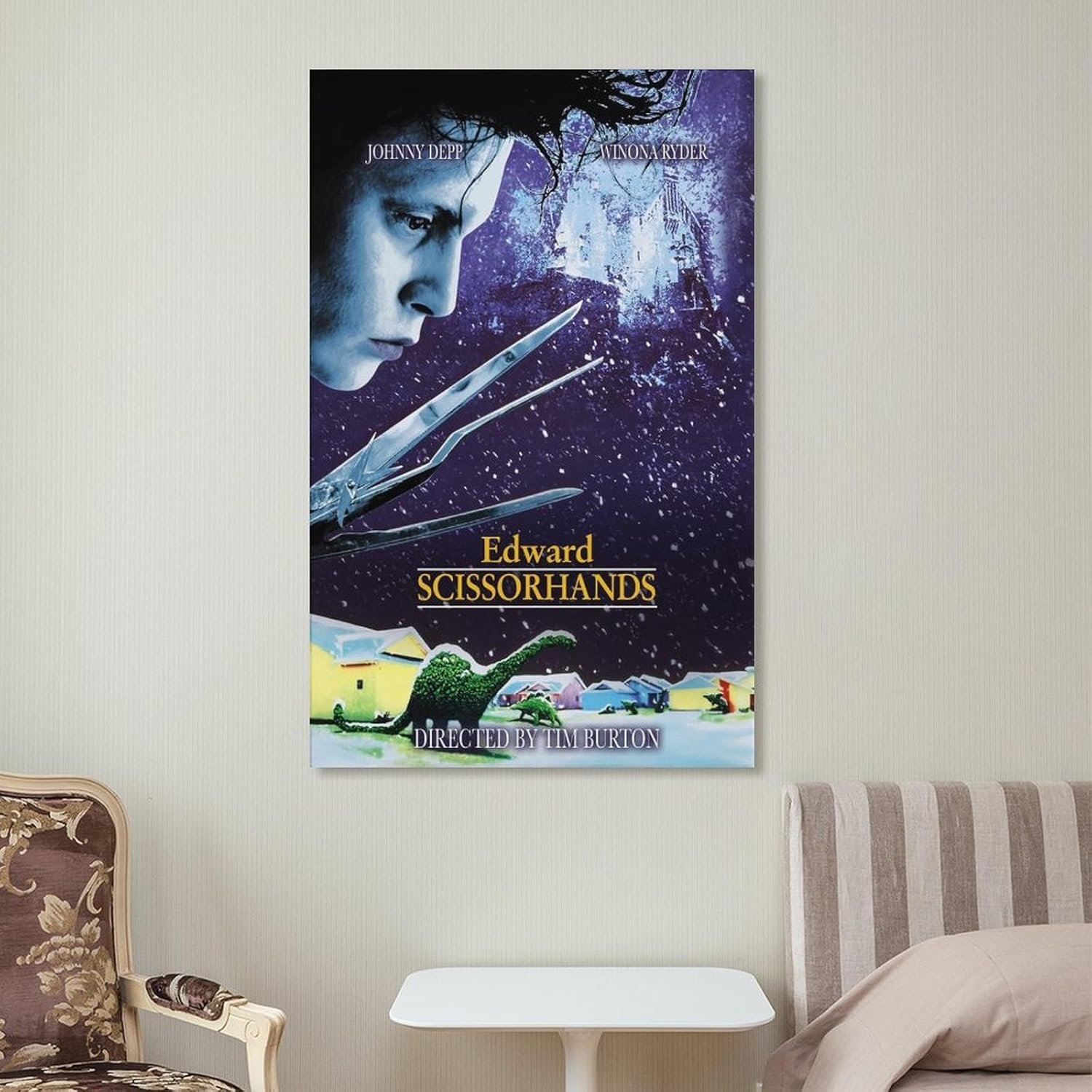 Room Aesthetic Poster Classic Movie Edward Scissorhands Movie Posters Cool Artwork Wall Art Home Decor Gift Ideas Prints Canvas Art Poster And Wall Art Picture Print Modern...