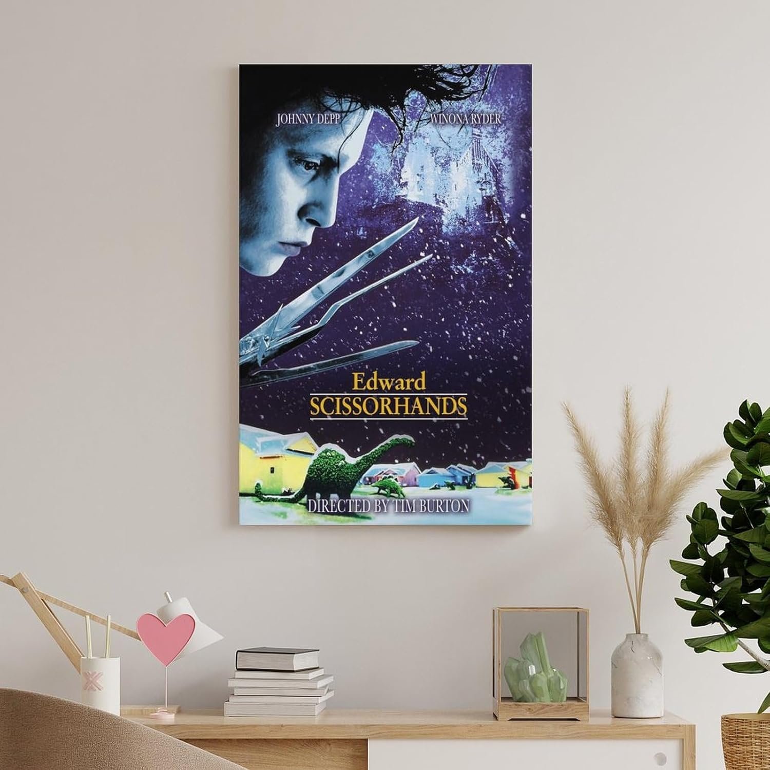 Room Aesthetic Poster Classic Movie Edward Scissorhands Movie Posters Cool Artwork Wall Art Home Decor Gift Ideas Prints Canvas Art Poster And Wall Art Picture Print Modern...