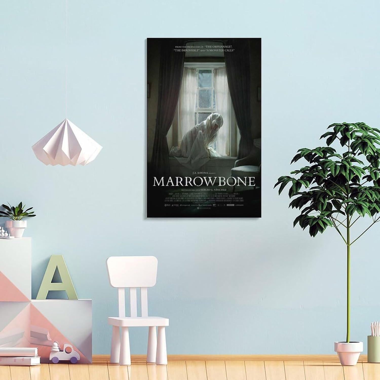 Room Aesthetic Poster Classic Movie El Secreto De Marrowbone Movie Posters Cool Artwork Wall Art Home Decor Gift Ideas Prints Poster Decorative Painting Canvas Wall Art Living...