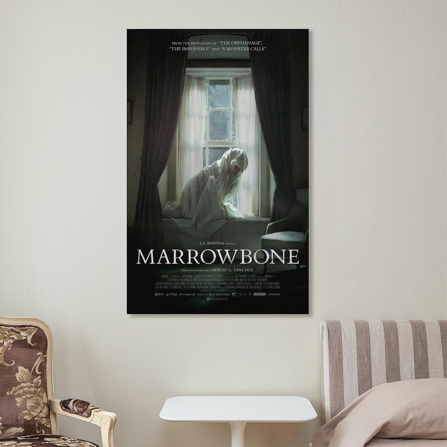 Room Aesthetic Poster Classic Movie El Secreto De Marrowbone Movie Posters Cool Artwork Wall Art Home Decor Gift Ideas Prints Poster Decorative Painting Canvas Wall Art Living...