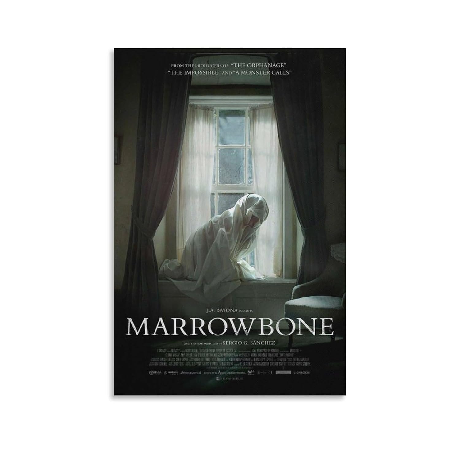 Room Aesthetic Poster Classic Movie El Secreto De Marrowbone Movie Posters Cool Artwork Wall Art Home Decor Gift Ideas Prints Poster Decorative Painting Canvas Wall Art Living...