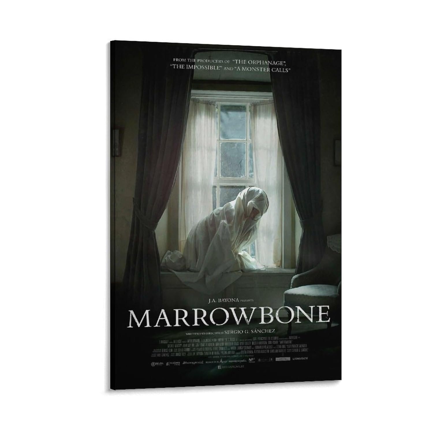 Room Aesthetic Poster Classic Movie El Secreto De Marrowbone Movie Posters Cool Artwork Wall Art Home Decor Gift Ideas Prints Poster Decorative Painting Canvas Wall Art Living...