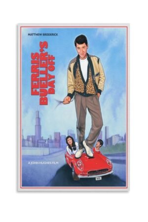Room Aesthetic Poster Classic Movie Ferris Bueller's Day Off Movie Posters Cool Artwork Wall Art Home Decor Gift Ideas Prints Poster Decorative Painting Canvas Wall Art Living...