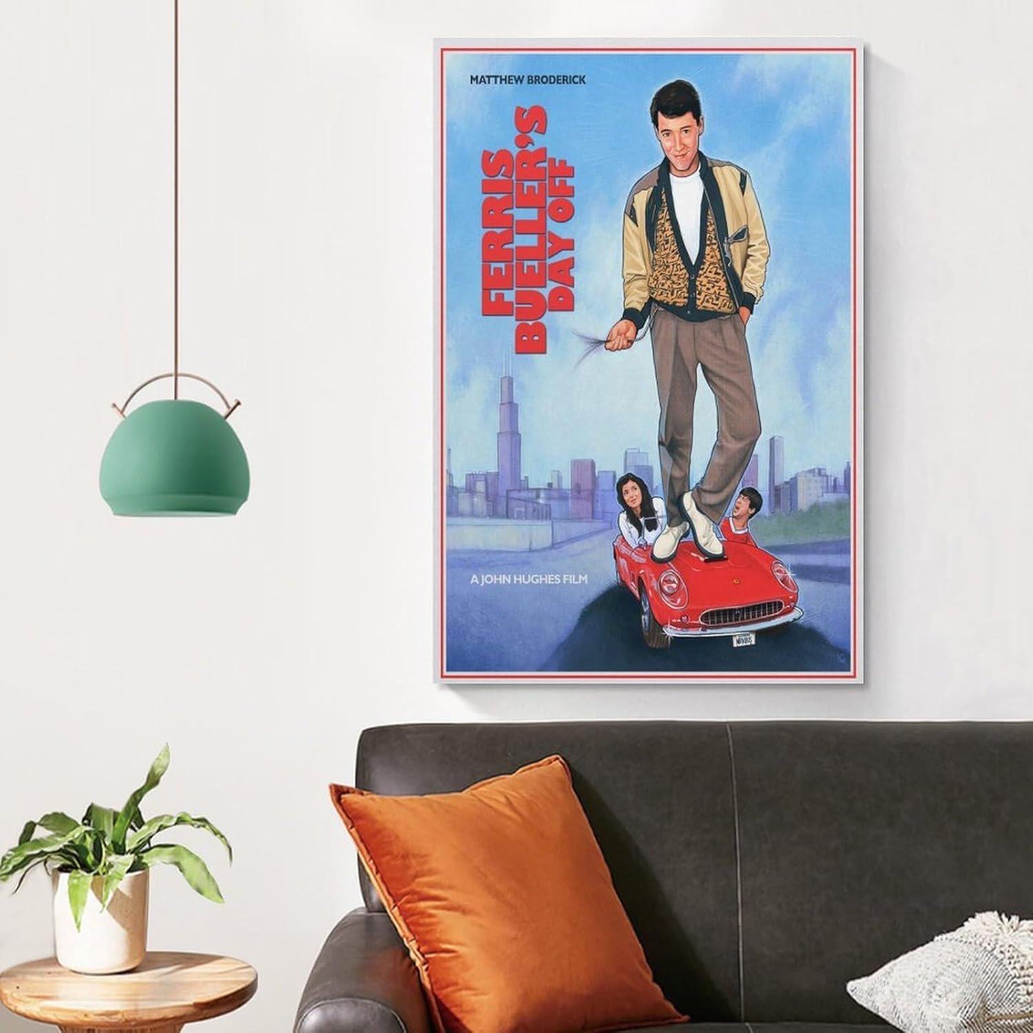 Room Aesthetic Poster Classic Movie Ferris Bueller's Day Off Movie Posters Cool Artwork Wall Art Home Decor Gift Ideas Prints Poster Decorative Painting Canvas Wall Art Living...