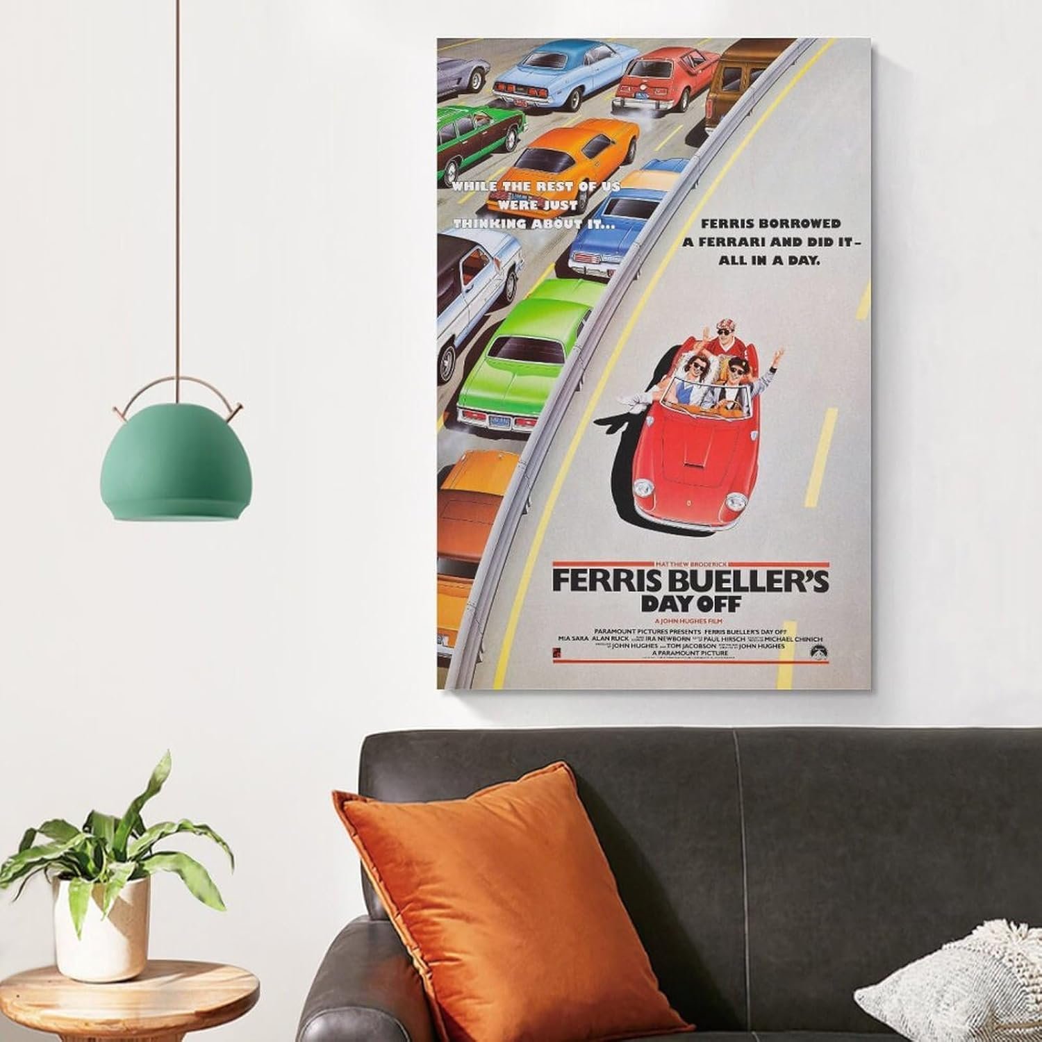 Room Aesthetic Poster Classic Movie Ferris Bueller's Day Off Movie Posters Cool Artwork Wall Art Home Decor Gift Ideas Prints Poster Decorative Painting Canvas Wall Art Living...