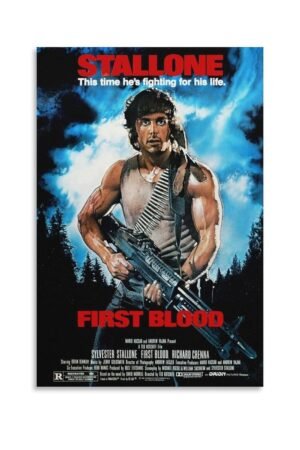 Room Aesthetic Poster Classic Movie First Blood Day Off Movie Posters Cool Artwork Wall Art Home Decor Gift Ideas Prints Canvas Art Poster And Wall Art Picture Print Modern...