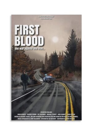 Room Aesthetic Poster Classic Movie First Blood Day Off Movie Posters Cool Artwork Wall Art Home Decor Gift Ideas Prints Poster Decorative Painting Canvas Wall Art Living Room...