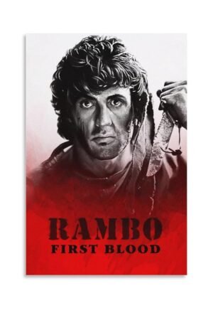 Room Aesthetic Poster Classic Movie First Blood Day Off Movie Posters Cool Artwork Wall Art Home Decor Gift Ideas Prints Poster Decorative Painting Canvas Wall Art Living Room...