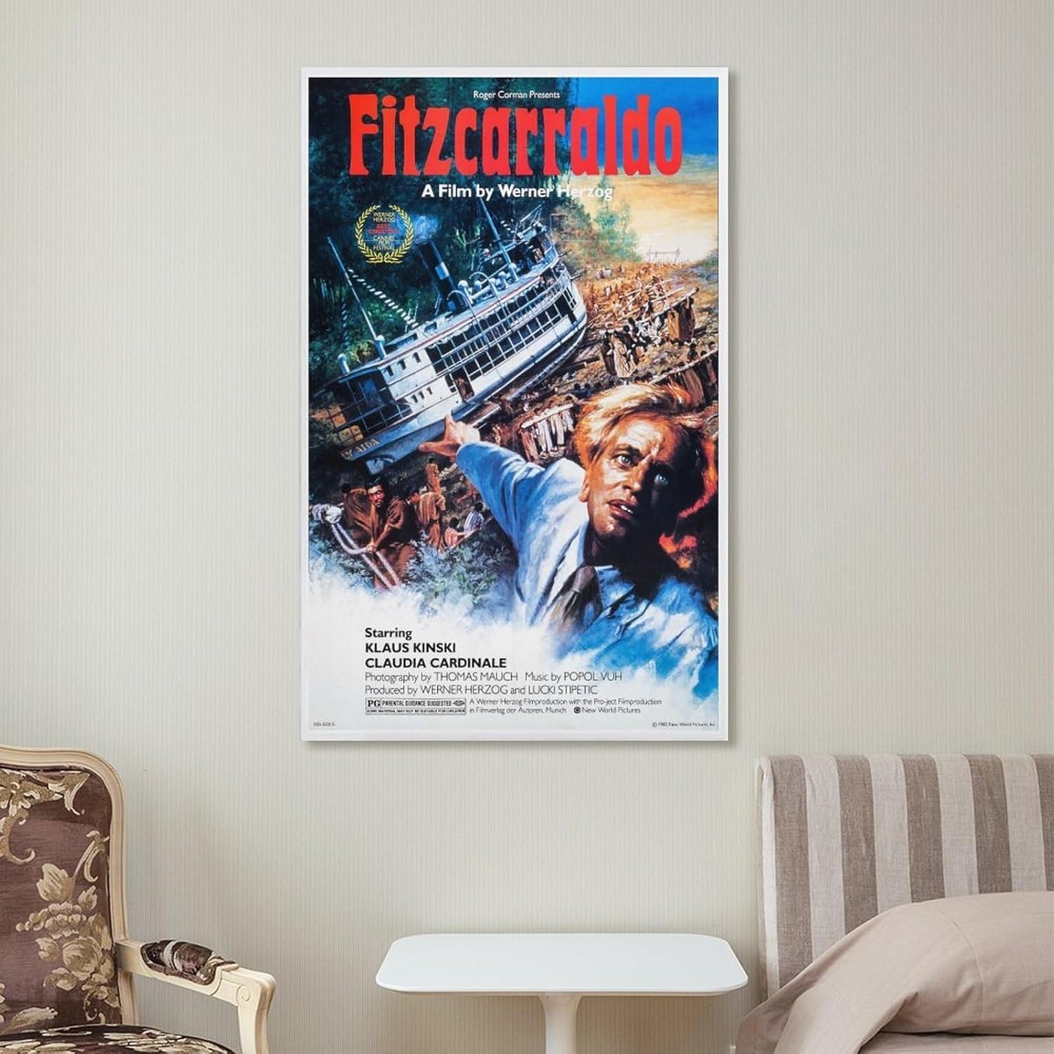 Room Aesthetic Poster Classic Movie Fitzcarraldo Movie Posters Poster Decorative Painting Canvas Wall Art Living Room Posters Bedroom Painting 16x24inch(40x60cm)