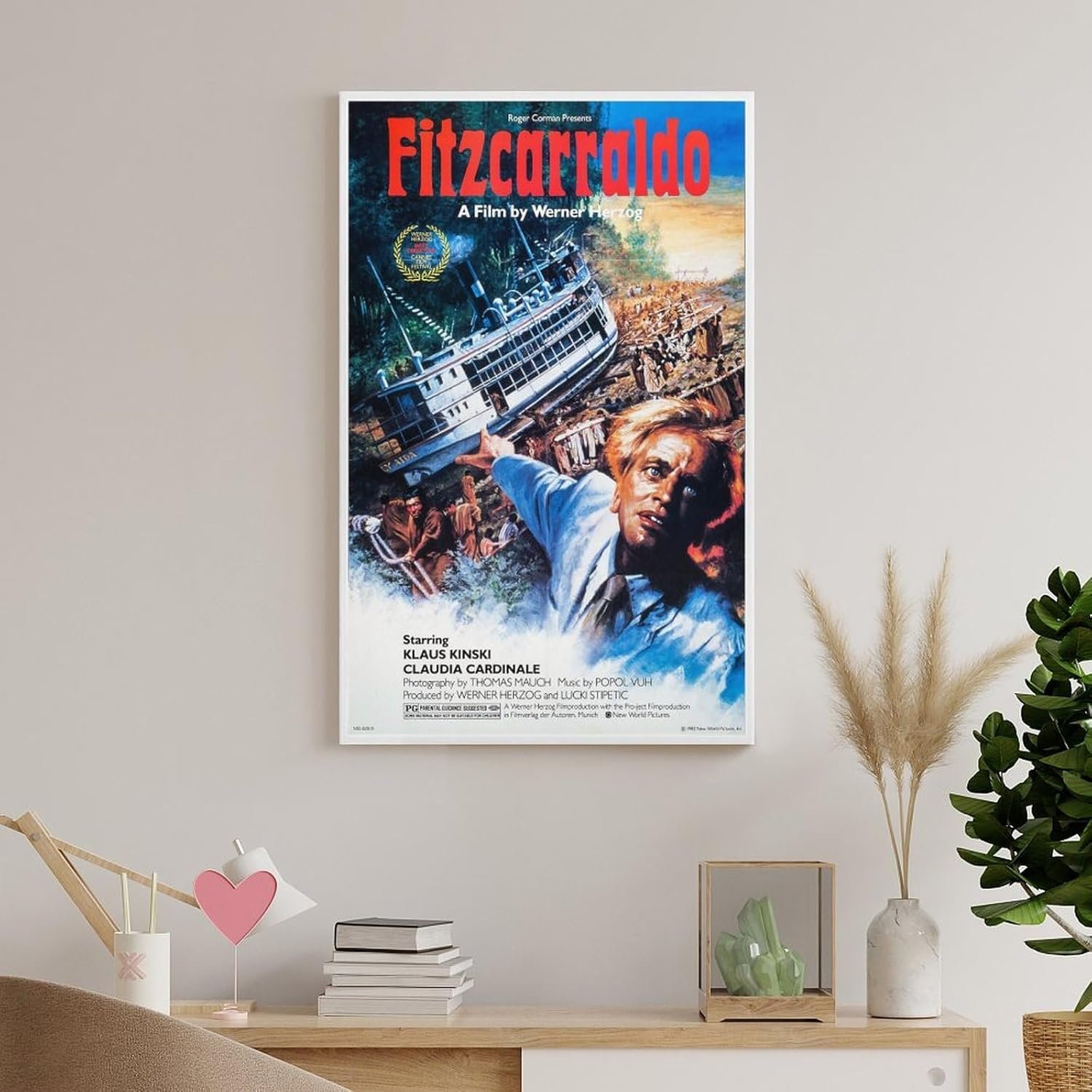 Room Aesthetic Poster Classic Movie Fitzcarraldo Movie Posters Poster Decorative Painting Canvas Wall Art Living Room Posters Bedroom Painting 16x24inch(40x60cm)