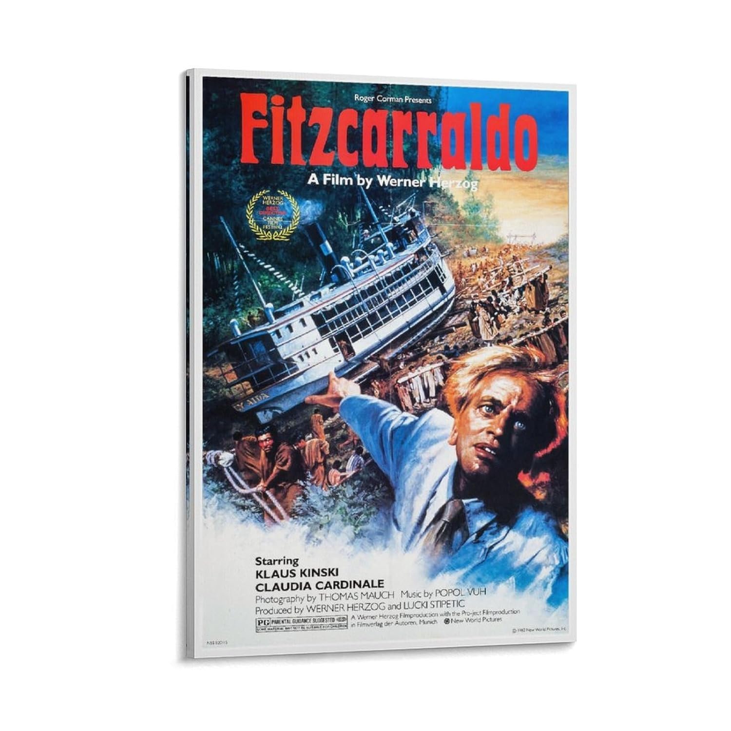 Room Aesthetic Poster Classic Movie Fitzcarraldo Movie Posters Poster Decorative Painting Canvas Wall Art Living Room Posters Bedroom Painting 16x24inch(40x60cm)