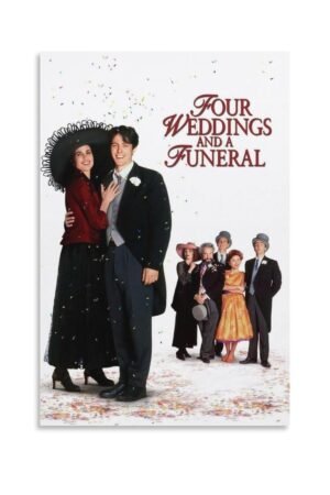 Room Aesthetic Poster Classic Movie Four Weddings And A Funeral Movie Posters Cool Artwork Wall Art Home Decor Gift Ideas Canvas Art Poster And Wall Art Picture Print Modern...