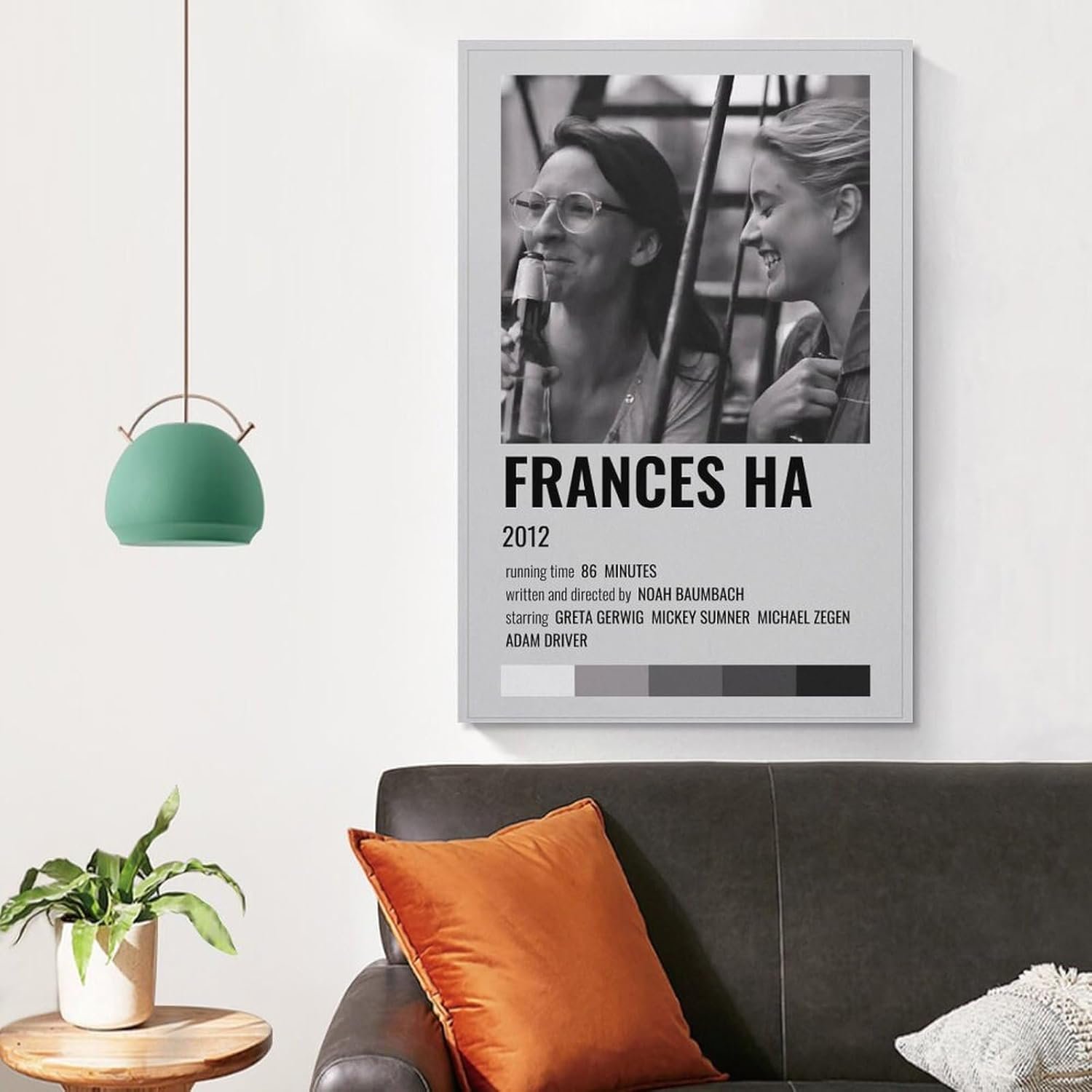 Room Aesthetic Poster Classic Movie Frances Ha Movie Posters Custom Poster Canvas Art Poster And Wall Art Picture Print Modern Family Bedroom Decor Posters 12x18inch(30x45cm)