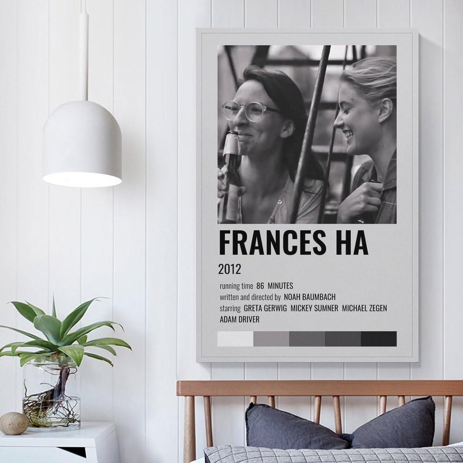 Room Aesthetic Poster Classic Movie Frances Ha Movie Posters Custom Poster Canvas Art Poster And Wall Art Picture Print Modern Family Bedroom Decor Posters 12x18inch(30x45cm)