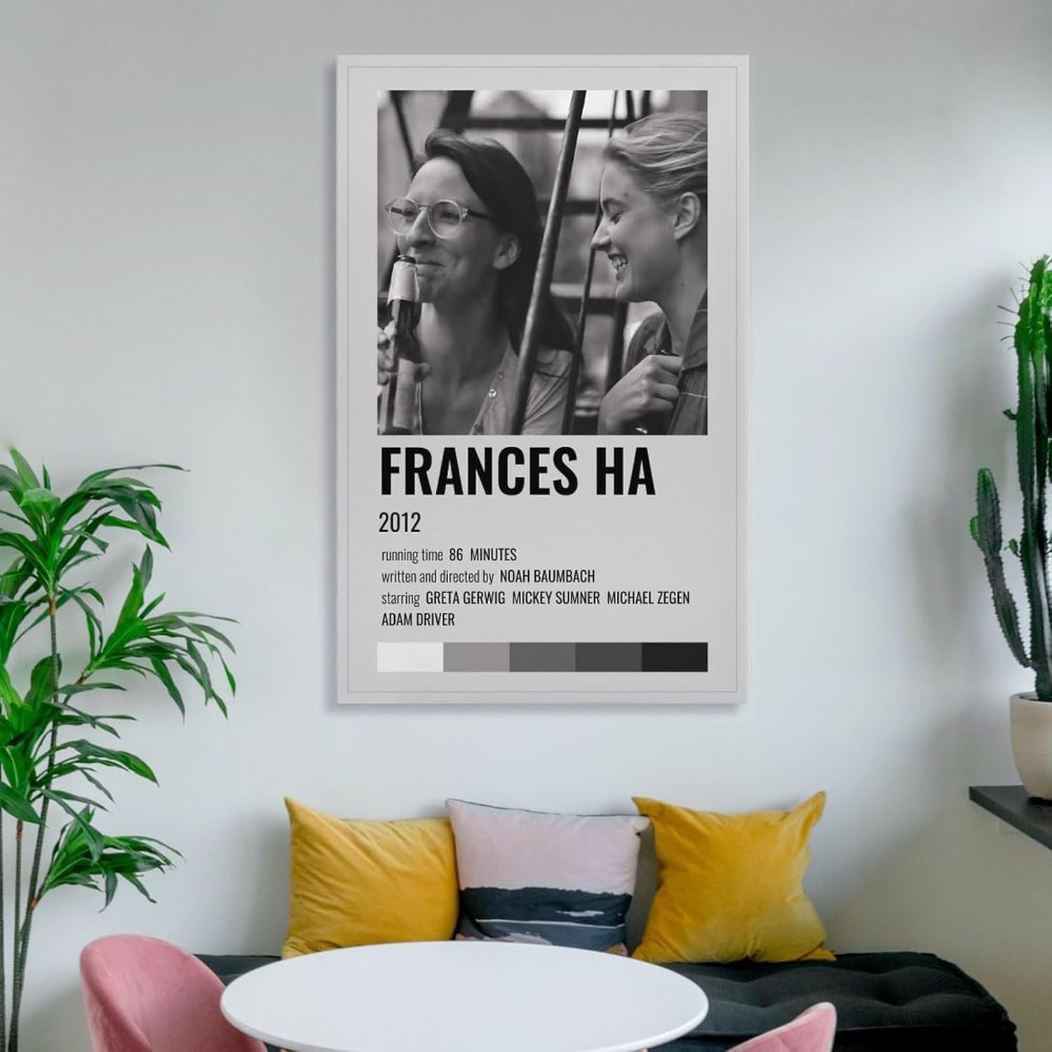 Room Aesthetic Poster Classic Movie Frances Ha Movie Posters Custom Poster Canvas Art Poster And Wall Art Picture Print Modern Family Bedroom Decor Posters 12x18inch(30x45cm)