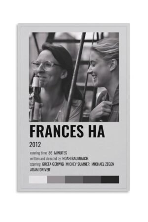 Room Aesthetic Poster Classic Movie Frances Ha Movie Posters Custom Poster Canvas Art Poster And Wall Art Picture Print Modern Family Bedroom Decor Posters 12x18inch(30x45cm)