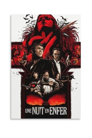 Room Aesthetic Poster Classic Movie From Dusk Till Dawn Movie Posters Cool Artwork Wall Art Home Decor Gift Ideas Poster Decorative Painting Canvas Wall Art Living Room Posters...