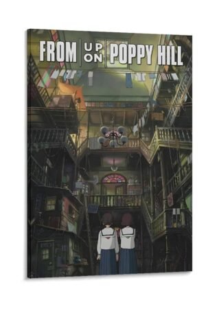 Room Aesthetic Poster Classic Movie From Up On Poppy Hill Movie Posters Cool Artwork Wall Art Home Decor Gift Ideas Prints Poster Decorative Painting Canvas Wall Art Living Room...