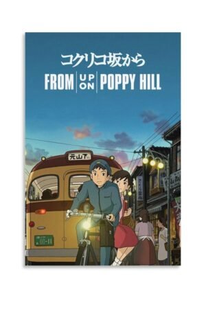 Room Aesthetic Poster Classic Movie From Up On Poppy Hill Movie Posters Cool Artwork Wall Art Home Decor Gift Ideas Prints Poster Decorative Painting Canvas Wall Art Living Room...