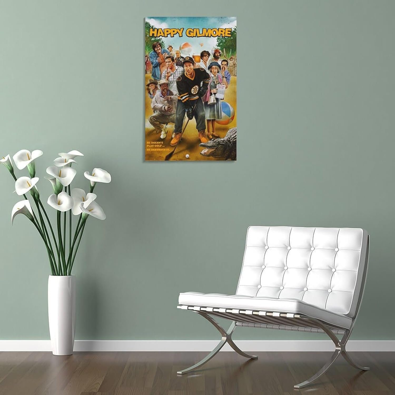 Room Aesthetic Poster Classic Movie Happy Gilmore Movie Posters Cool Artwork Wall Art Home Decor Gift Ideas Prints Poster Decorative Painting Canvas Wall Art Living Room Posters...