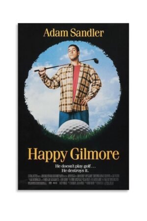Room Aesthetic Poster Classic Movie Happy Gilmore Movie Posters Cool Artwork Wall Art Home Decor Gift Ideas Poster Decorative Painting Canvas Wall Art Living Room Posters...