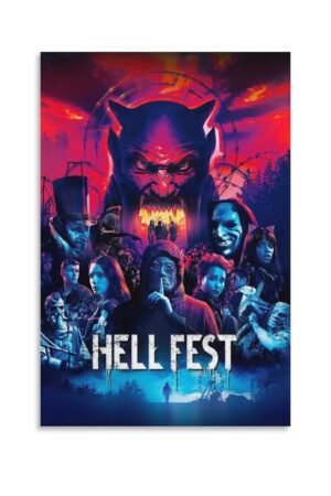 Room Aesthetic Poster Classic Movie Hell Fest Movie Posters Cool Artwork Wall Art Home Decor Gift Ideas Poster Decorative Painting Canvas Wall Art Living Room Posters Bedroom...