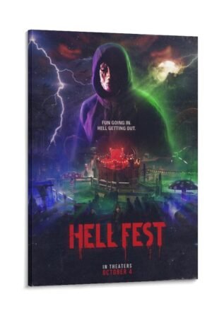 Room Aesthetic Poster Classic Movie Hell Fest Movie Posters Cool Artwork Wall Art Home Decor Gift Ideas Poster Decorative Painting Canvas Wall Art Living Room Posters Bedroom...