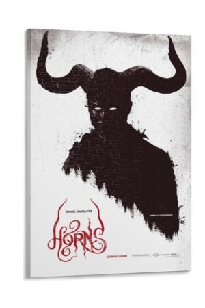 Room Aesthetic Poster Classic Movie Horns Movie Posters Cool Artwork Wall Art Home Decor Gift Ideas Prints Poster Decorative Painting Canvas Wall Art Living Room Posters Bedroom...