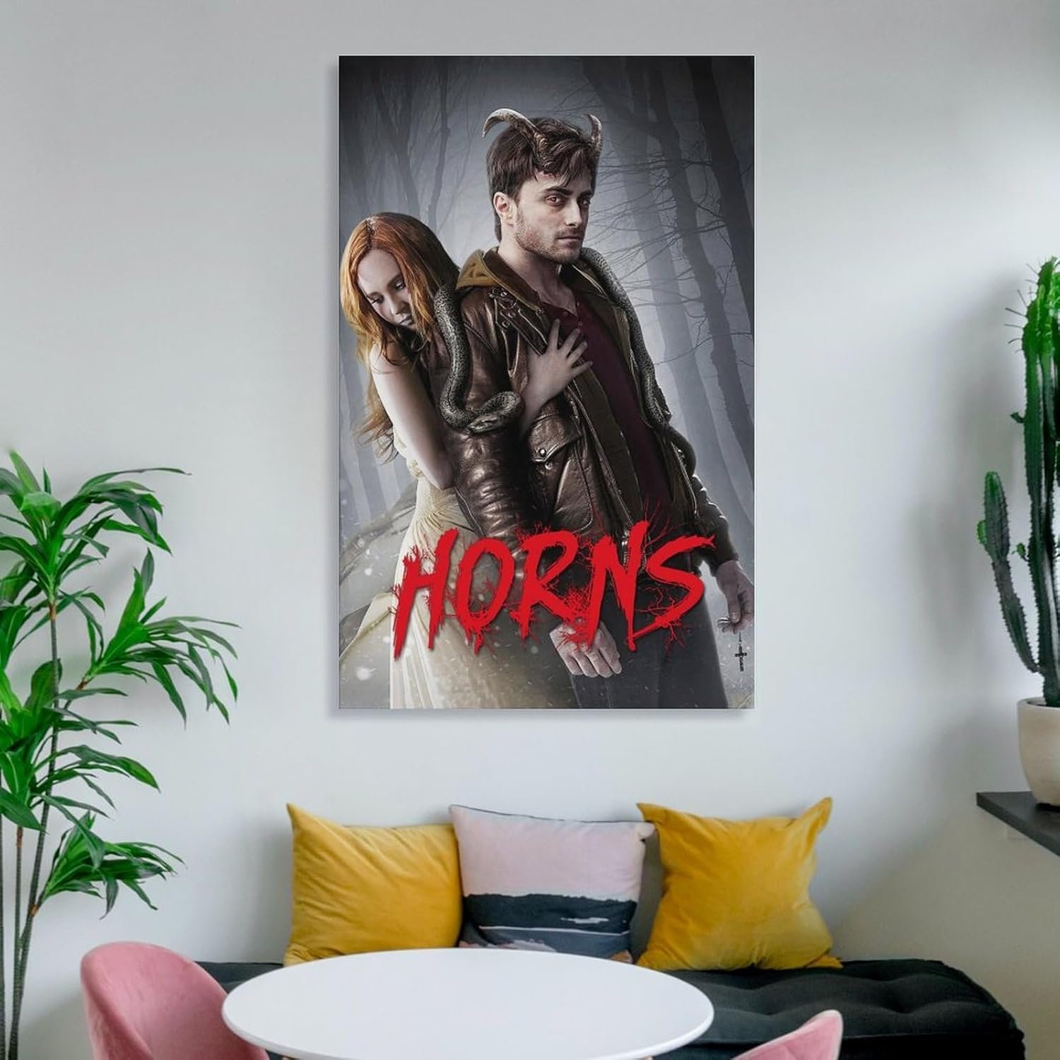Room Aesthetic Poster Classic Movie Horns Movie Posters Cool Artwork Wall Art Home Decor Gift Ideas Prints Poster Decorative Painting Canvas Wall Art Living Room Posters Bedroom...