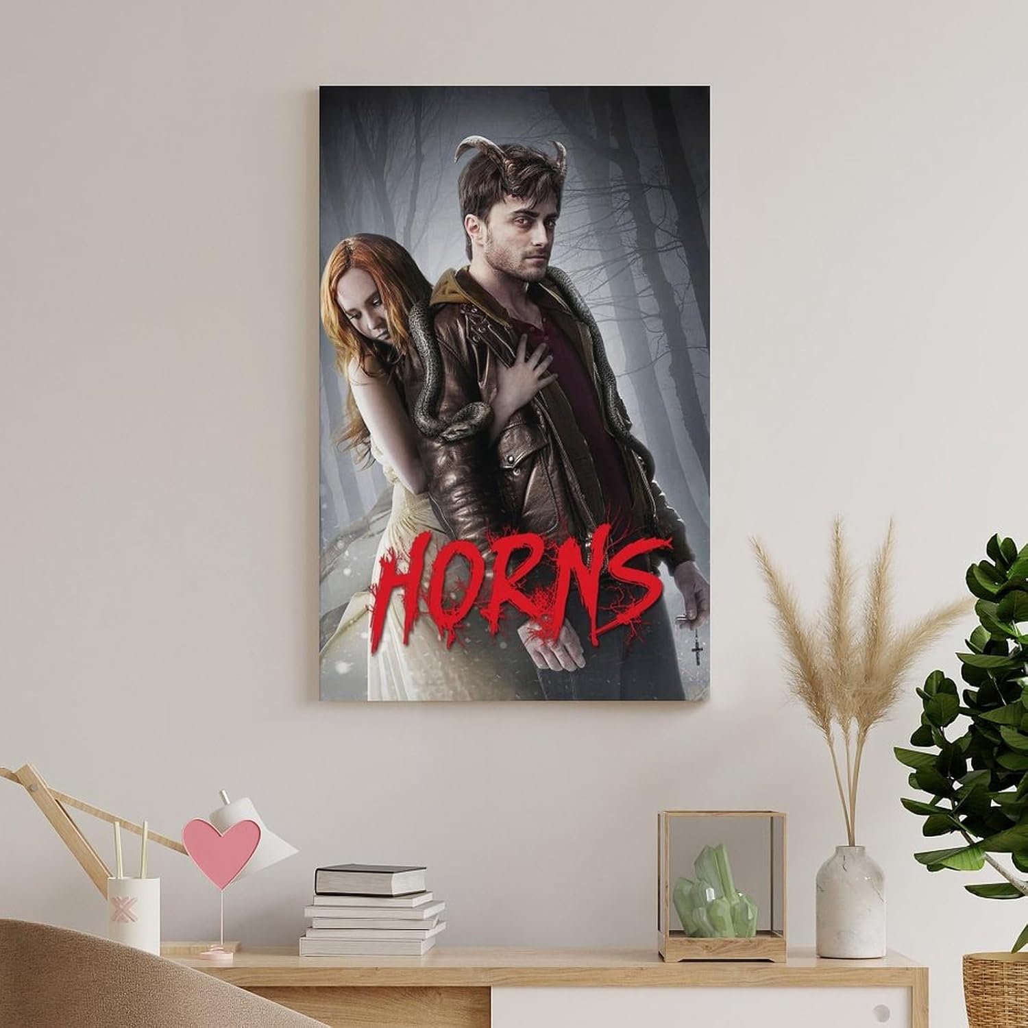 Room Aesthetic Poster Classic Movie Horns Movie Posters Cool Artwork Wall Art Home Decor Gift Ideas Prints Poster Decorative Painting Canvas Wall Art Living Room Posters Bedroom...
