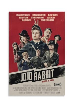 Room Aesthetic Poster Classic Movie Jojo Rabbit Movie Posters Cool Artwork Wall Art Home Decor Gift Ideas Prints Poster Decorative Painting Canvas Wall Art Living Room Posters...