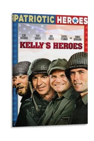 Room Aesthetic Poster Classic Movie Kelly's Heroes Movie Posters Cool Artwork Wall Art Home Decor Gift Ideas Prints Poster Decorative Painting Canvas Wall Art Living Room...