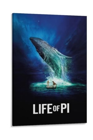 Room Aesthetic Poster Classic Movie Life of Pi Movie Posters Cool Artwork Wall Art Home Decor Gift Ideas Canvas Art Poster And Wall Art Picture Print Modern Family Bedroom Decor...