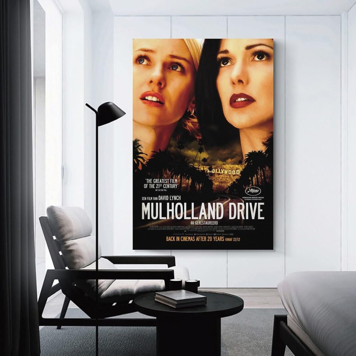 Room Aesthetic Poster Classic Movie Mulholland Drive Movie Posters Cool Artwork Wall Art Home Decor Gift Ideas Canvas Art Poster And Wall Art Picture Print Modern Family Bedroom...