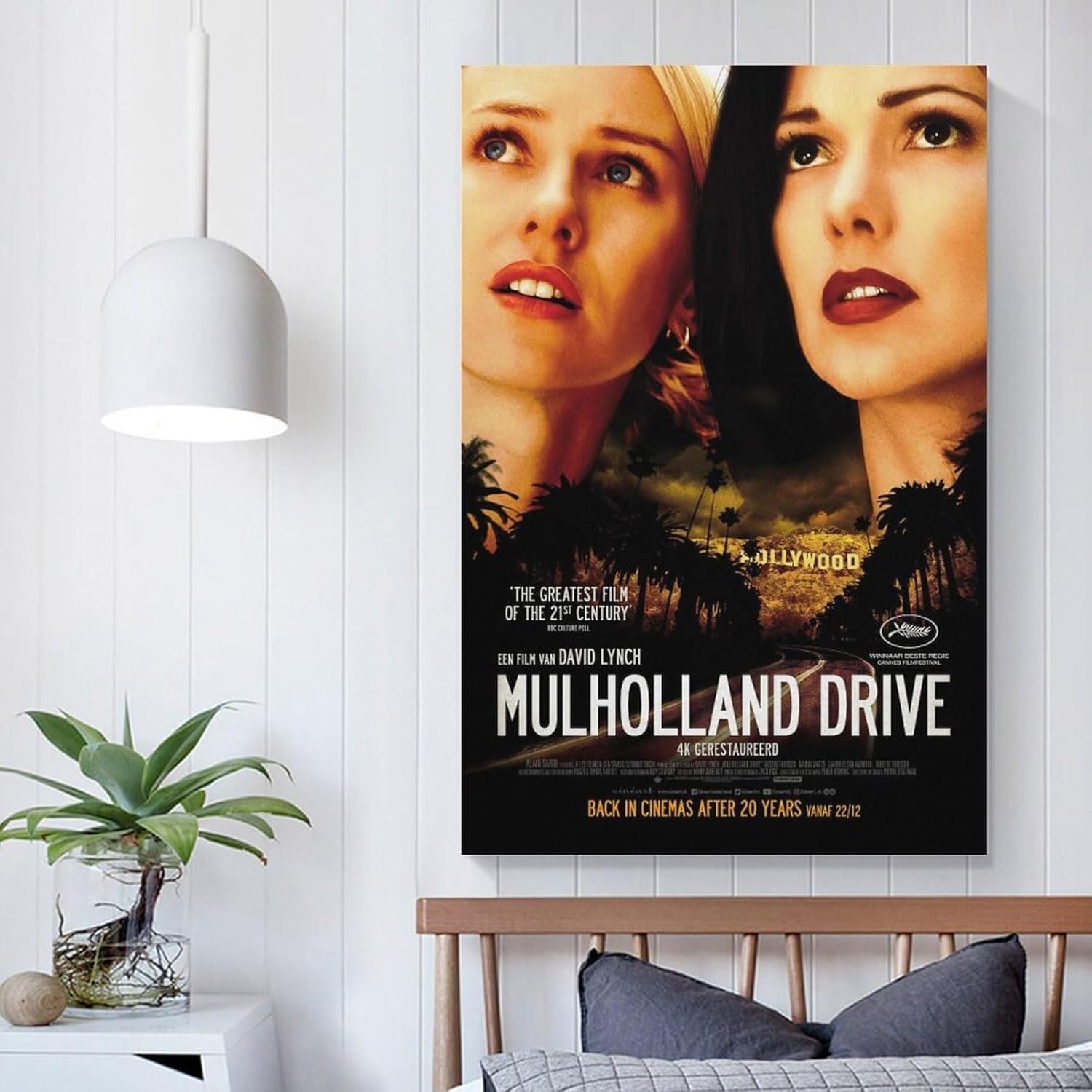 Room Aesthetic Poster Classic Movie Mulholland Drive Movie Posters Cool Artwork Wall Art Home Decor Gift Ideas Canvas Art Poster And Wall Art Picture Print Modern Family Bedroom...