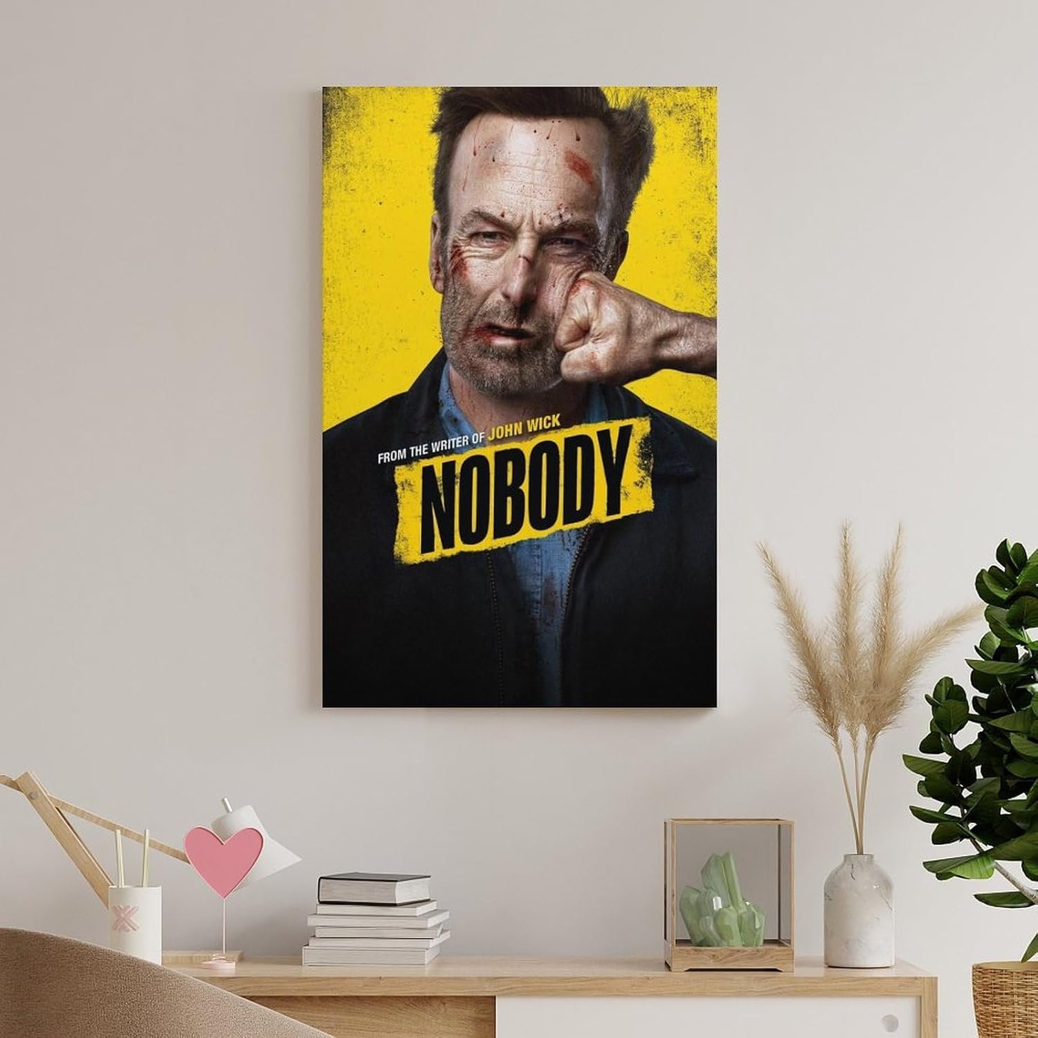 Room Aesthetic Poster Classic Movie Nobody Movie Posters Cool Artwork Wall Art Home Decor Gift Ideas Canvas Art Poster And Wall Art Picture Print Modern Family Bedroom Decor...