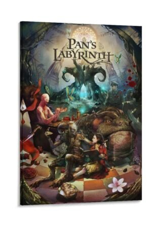 Room Aesthetic Poster Classic Movie Pan's Labyrinth Movie Posters Cool Artwork Wall Art Home Decor Gift Ideas Canvas Art Poster And Wall Art Picture Print Modern Family Bedroom...