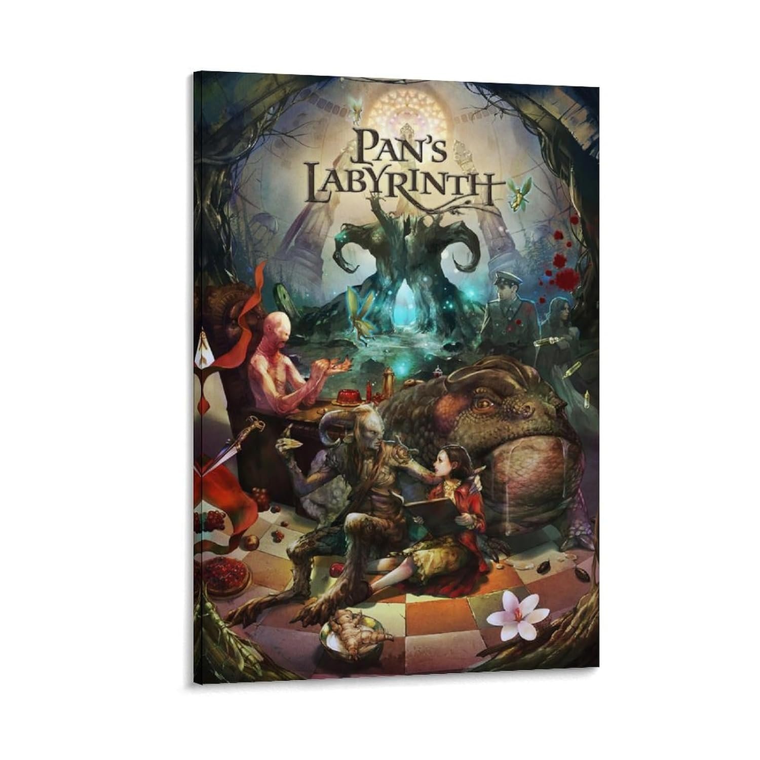 Room Aesthetic Poster Classic Movie Pan's Labyrinth Movie Posters Cool Artwork Wall Art Home Decor Gift Ideas Canvas Art Poster And Wall Art Picture Print Modern Family Bedroom...