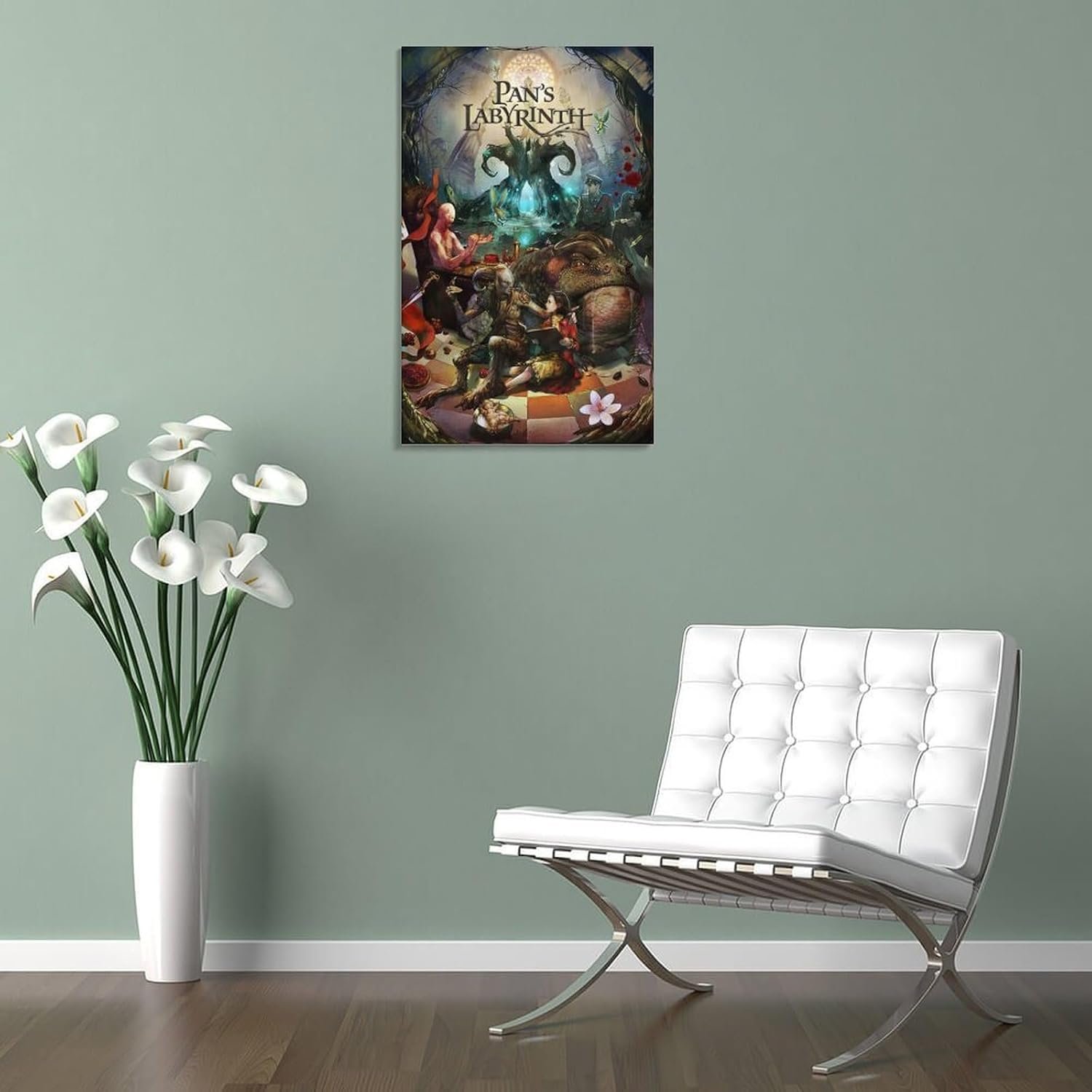Room Aesthetic Poster Classic Movie Pan's Labyrinth Movie Posters Cool Artwork Wall Art Home Decor Gift Ideas Canvas Art Poster And Wall Art Picture Print Modern Family Bedroom...