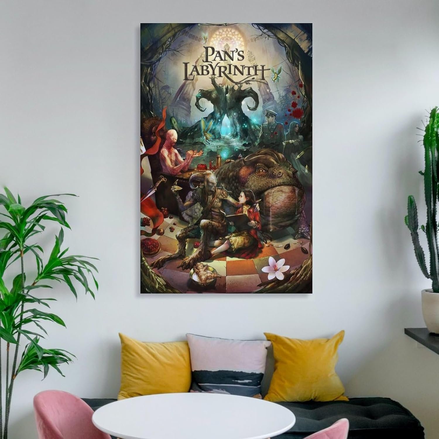 Room Aesthetic Poster Classic Movie Pan's Labyrinth Movie Posters Cool Artwork Wall Art Home Decor Gift Ideas Canvas Art Poster And Wall Art Picture Print Modern Family Bedroom...