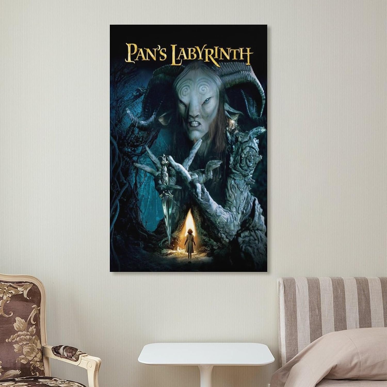 Room Aesthetic Poster Classic Movie Pan's Labyrinth Movie Posters Cool Artwork Wall Art Home Decor Gift Ideas Poster Decorative Painting Canvas Wall Art Living Room Posters...